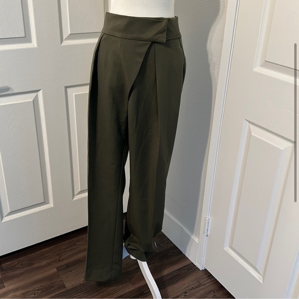 JLUXLABEL Olive Trousers - Picture 2 of 6